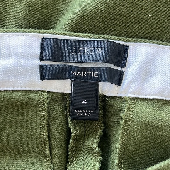 Classic j crew Martie pant in green - Picture 2 of 4